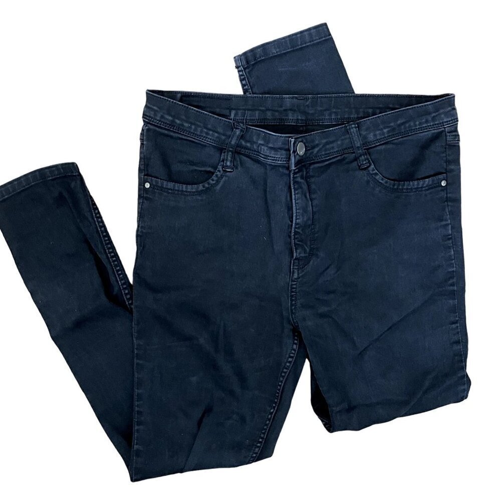 Kraus Jeans black pants pockets casual everyday comfortable jeans women size‎ 27